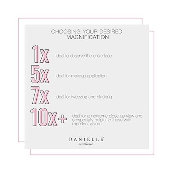 Danielle 10X Soft Touch Round Vanity Mirror Seafoam_4