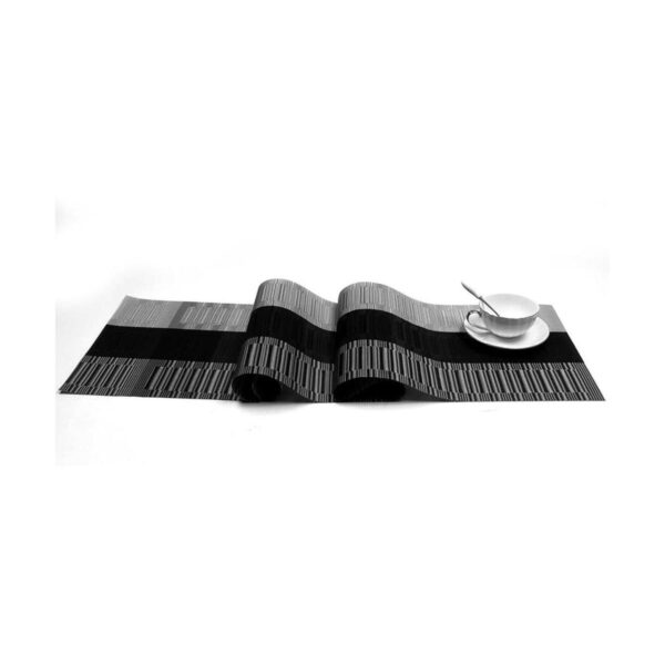 SHACOS Caminos de mesa de vinilo tejido lavables para_2