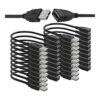 Paquete de 20 cables adaptadores de enchufe USB 2.0 macho_1
