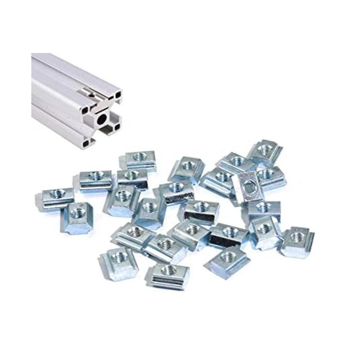 Boeray 50 piezas M3 Slide in T Nut Tuerca deslizante para