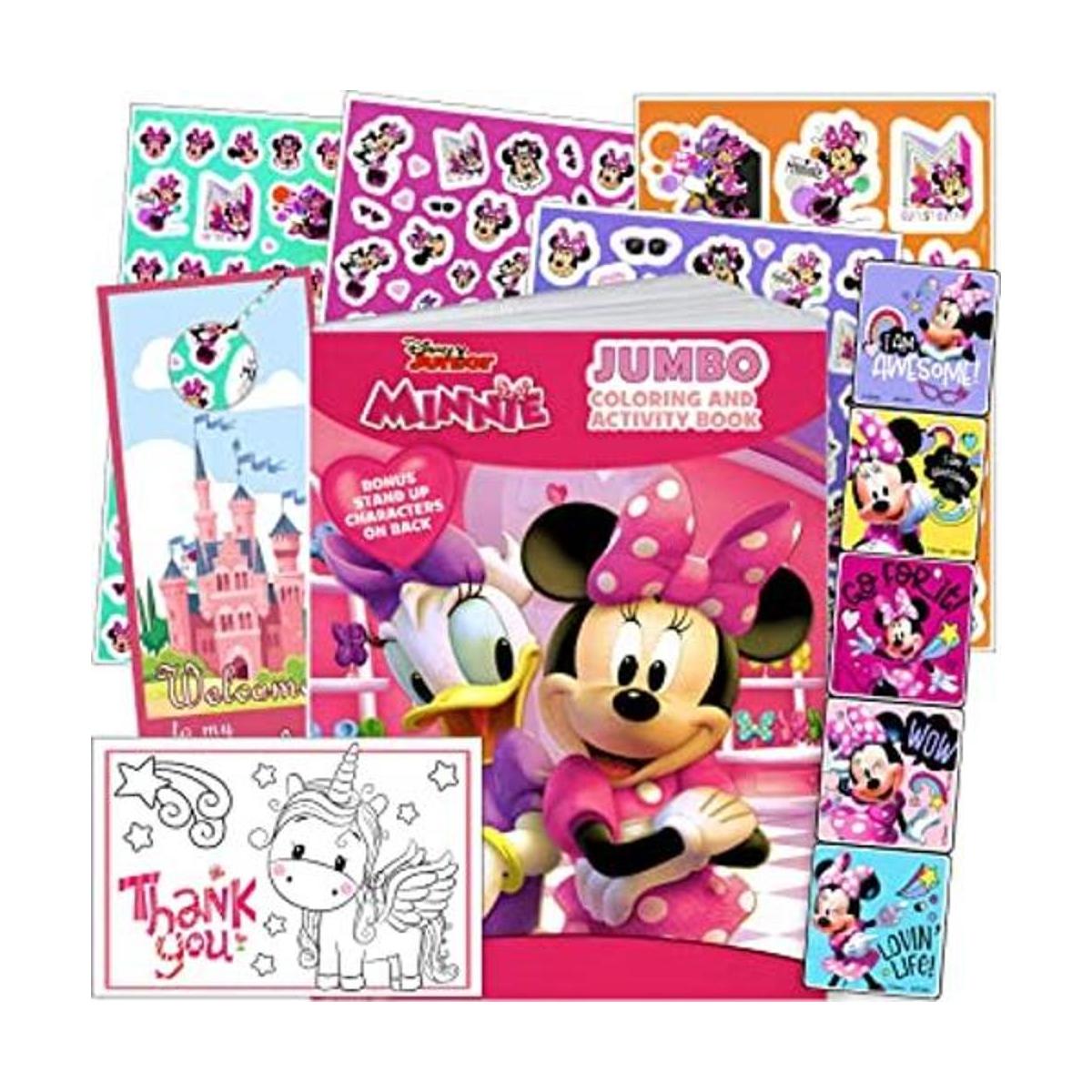 Disney Libros para colorear para niños con calcomanía
