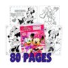 Disney Libros para colorear para niños con calcomanía_3
