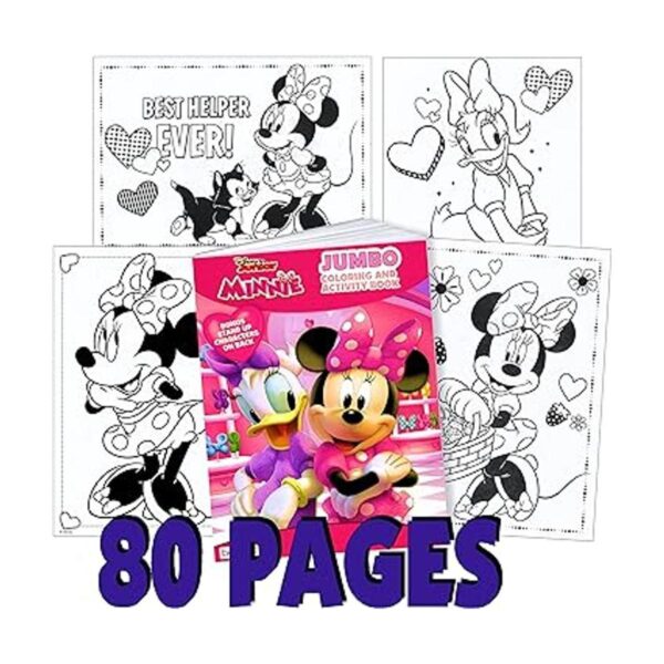 Disney Libros para colorear para niños con calcomanía_3