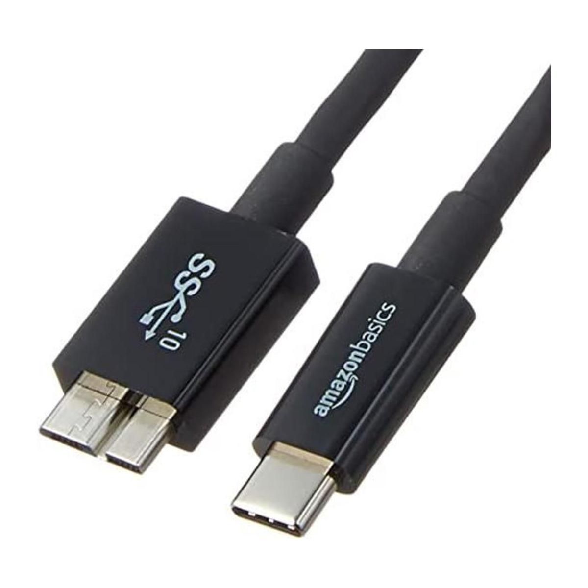 Cable de carga USB tipo C a MicroB 3.1 Gen2 3 pies 3.0