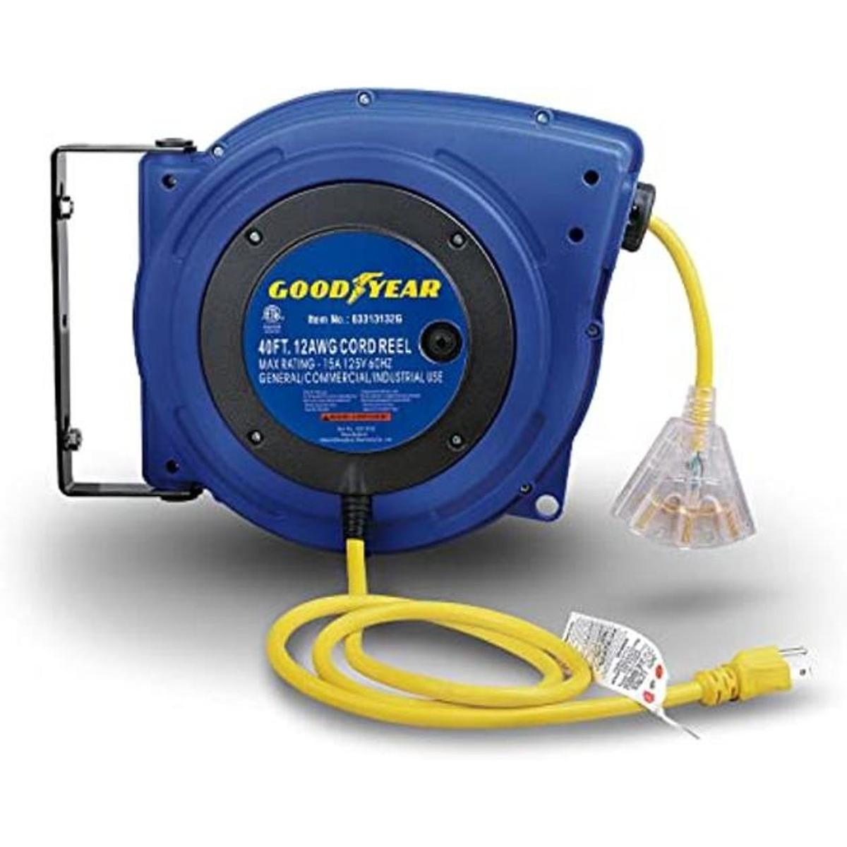 Carrete de extensión Goodyear resistente 40 pies