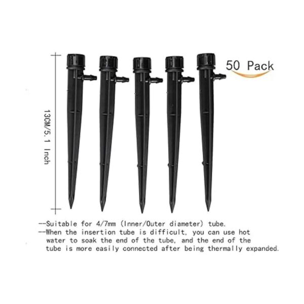 CTKcom Goteros ajustables de riego de flujo de agua de 360