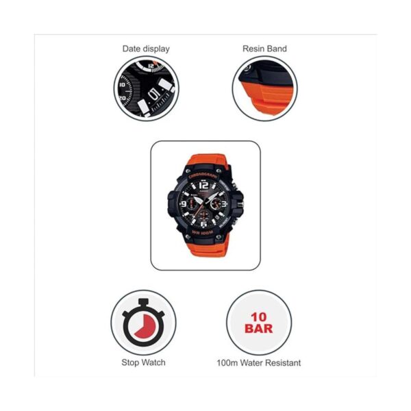 Heavy Duty Chronograph reloj informal de resina y_3
