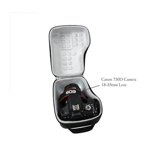 Estuche de viaje duro para Canon EOS T7 T8i 2000D 80D 70D