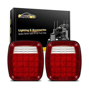 Partsam Par de 38 luces LED universales de freno trasero_1