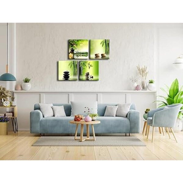 Pyradecor 4 lienzos XL enmarcados contemporáneos con_5