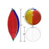 Pelota inflable de playa Party Rainbow pelotas para agua_3