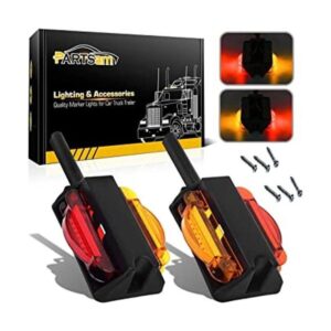 Luz LED de defensa de trailer Set2 doble cara 4 pulgadas_1