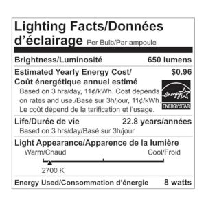 Luminus plyc5294 BR30 8 W 65 W 650 lúmenes blanco_5