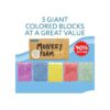Monkey Foam 5 bloques gigantes en 5 grandes colores_2