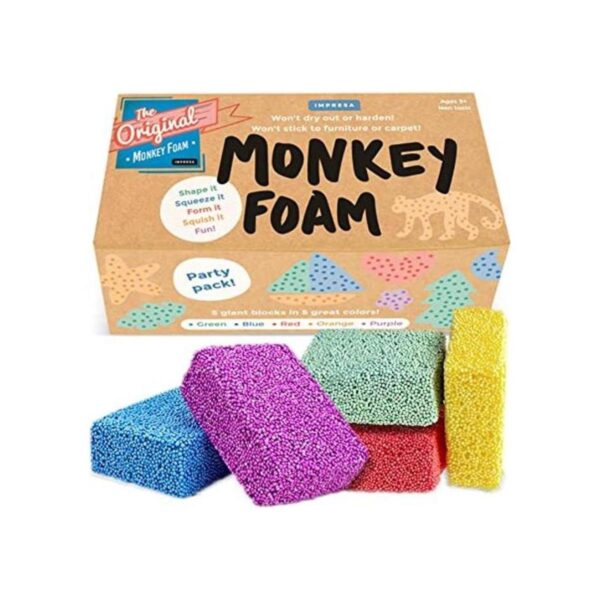 Monkey Foam 5 bloques gigantes en 5 grandes colores_1