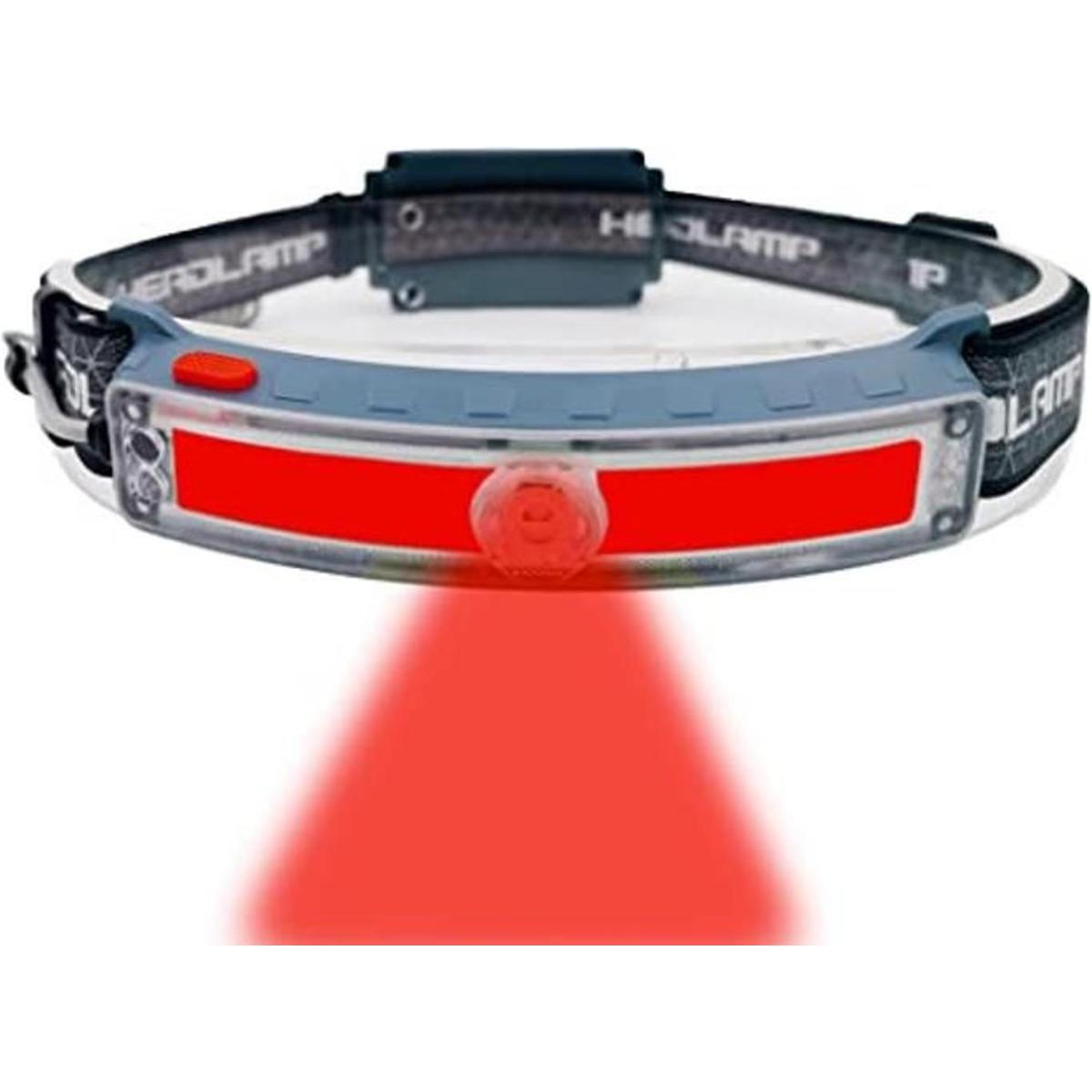 Faro delantero de luz roja recargable haz de luz roja de