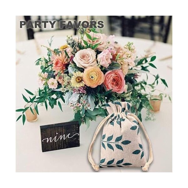 MetaU Burlap Bags With Drawstring Storage Bag Sachets Bag