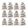 MetaU Burlap Bags With Drawstring Storage Bag Sachets Bag