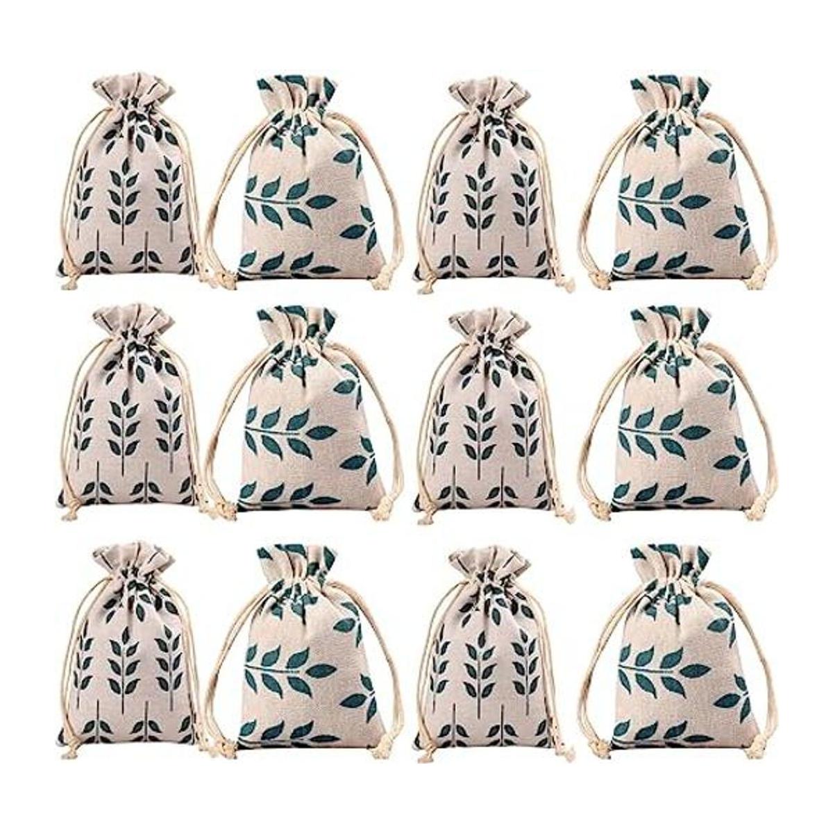MetaU Burlap Bags With Drawstring Storage Bag Sachets Bag