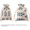 MetaU Burlap Bags With Drawstring Storage Bag Sachets Bag