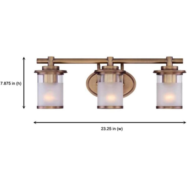 Designers Fountain 6693OSB tocador de baño latón satinado