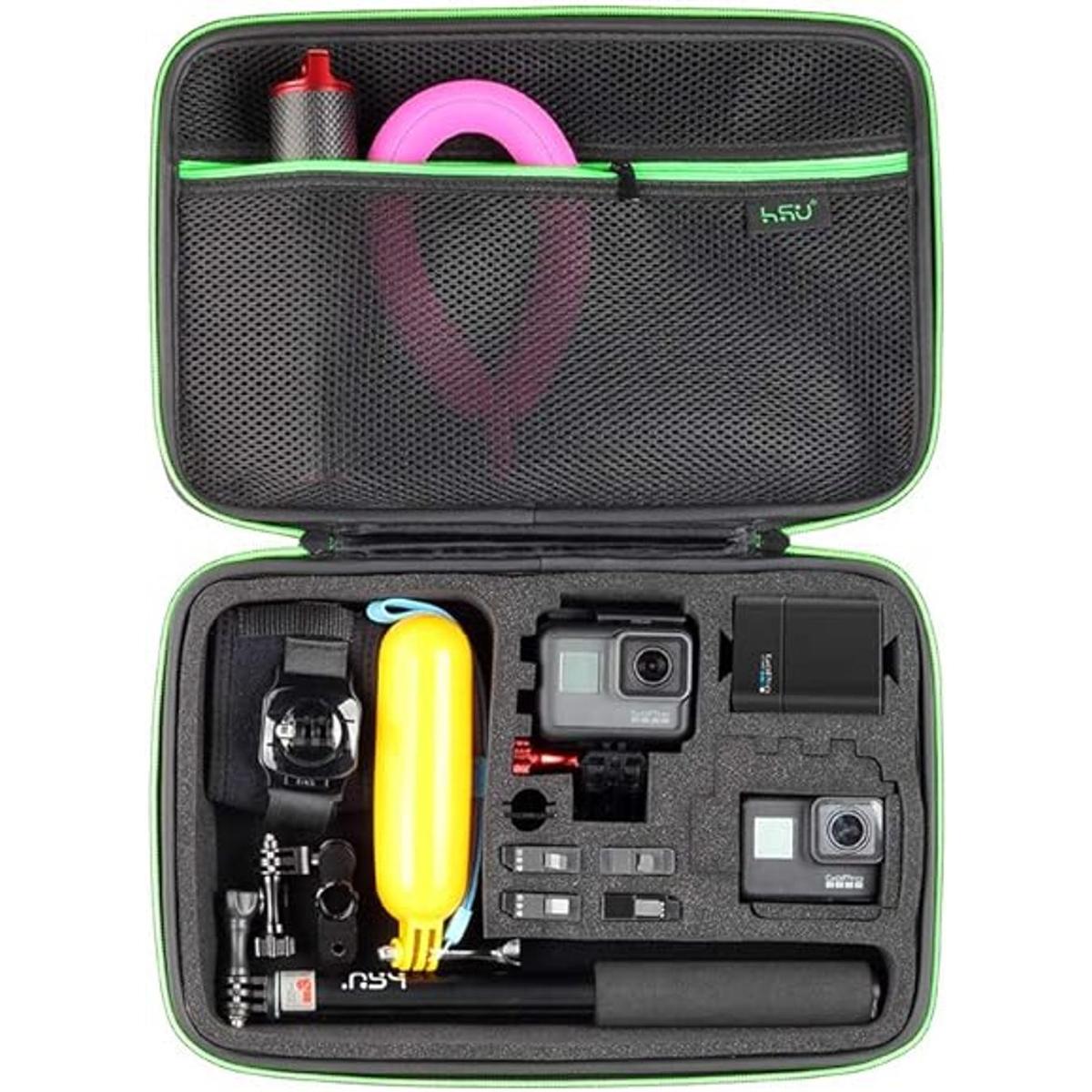 HSU Funda de transporte grande para GoPro Hero 2018