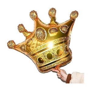 MYUBWTF 6 globos grandes de corona dorada de 40 pulgadas_1