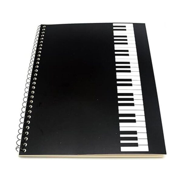 Cuaderno con hojas en blanco para música composición_4