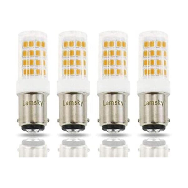 Lamsky Bombilla LED BA15D de doble contacto con base de