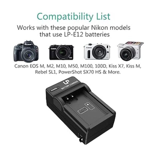 LP Cargador de batería E12 cargador LP compatible con_3