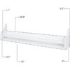 Conjunto de 3 estanterías de pared resistentes de madera