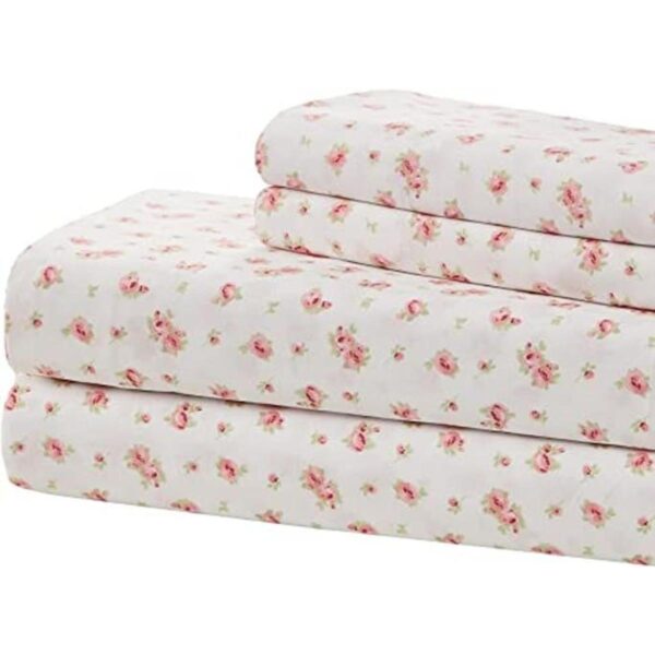 Modern Threads Sábanas estampadas de microfibra suave_1