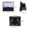 Baomain voltímetro DH670 AC 0 30 V Clase 2.5 rectangular_2