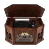 Boytone BT25MB Sistema estéreo de tocadiscos clásico de_4