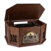 Boytone BT25MB Sistema estéreo de tocadiscos clásico de_1
