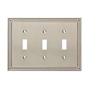 Franklin Brass Placa protectora de apagador triple_1