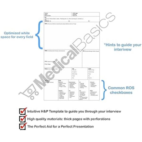 Cuaderno HP para historias clínicas con 100 plantillas_3
