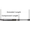 Qty 2 Boxi Liftgate Ascensor Apoyo Struts Shocks para_2