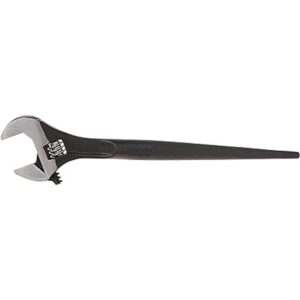 Crescent Llave de construcción de óxido negro ajustable de_1