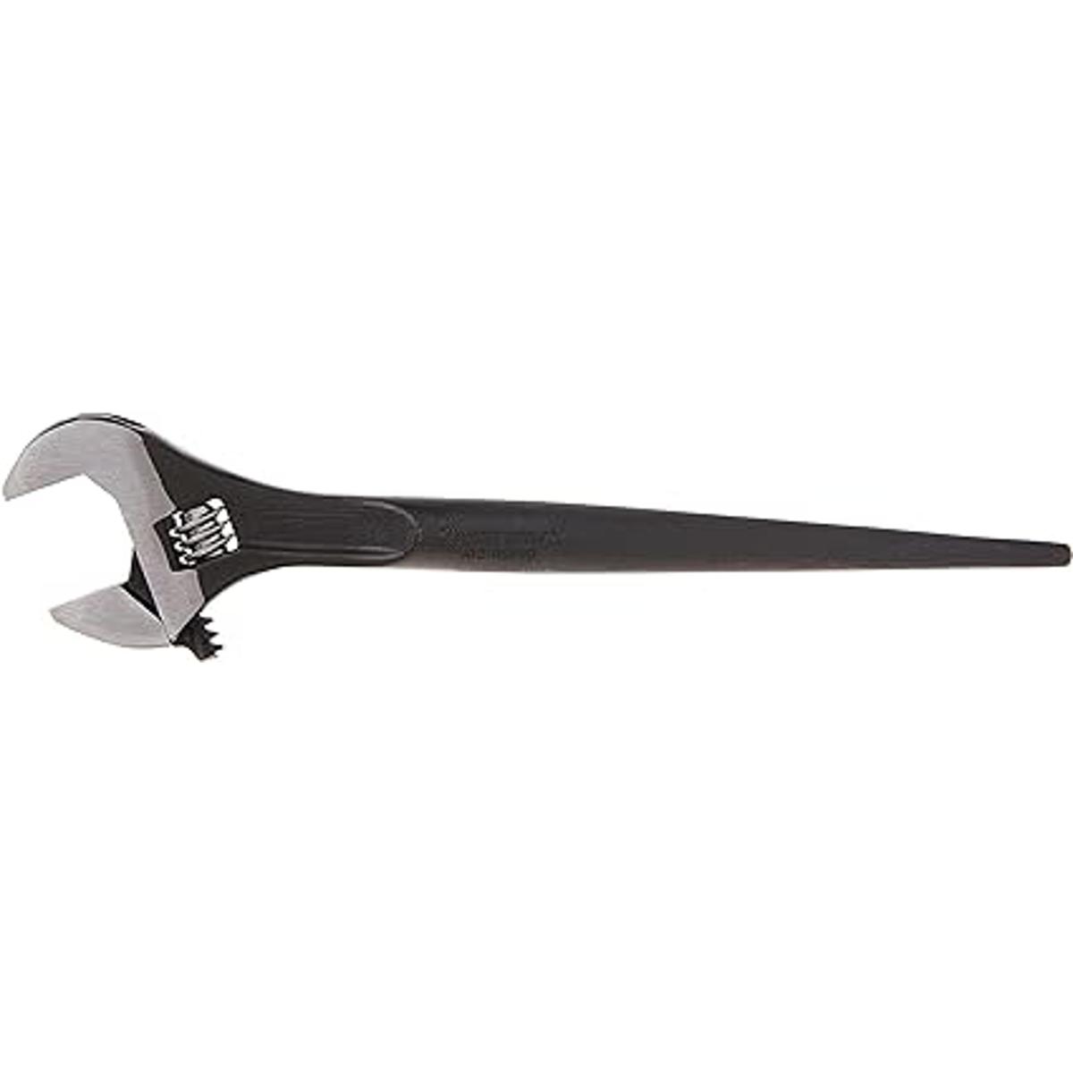 Crescent Llave de construcción de óxido negro ajustable de