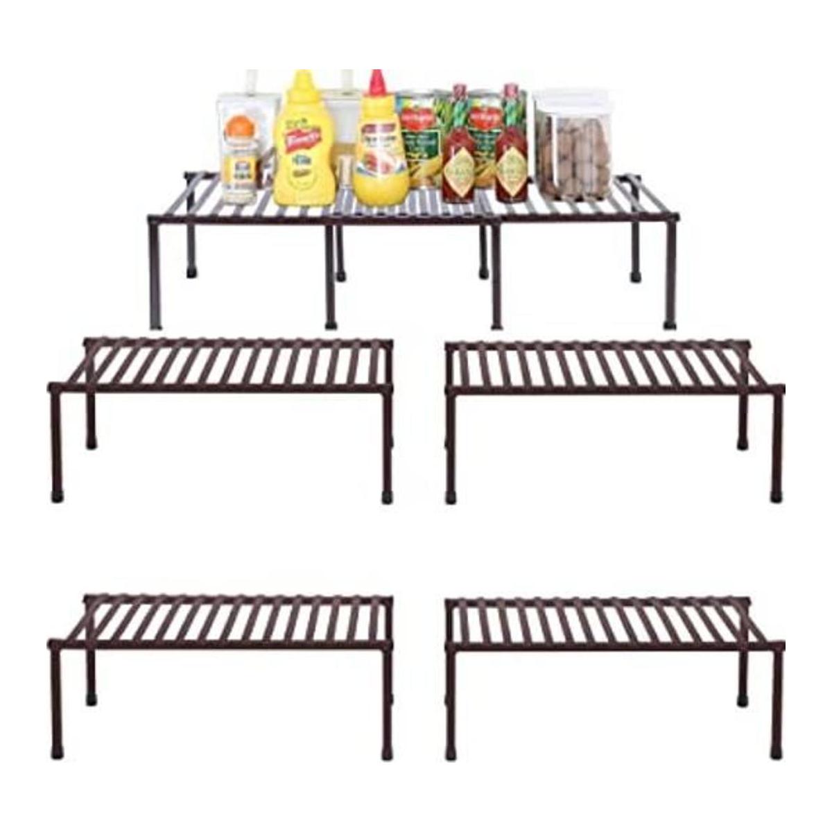 STORAGE MANIAC Juego de 4 estantes de cocina estante de