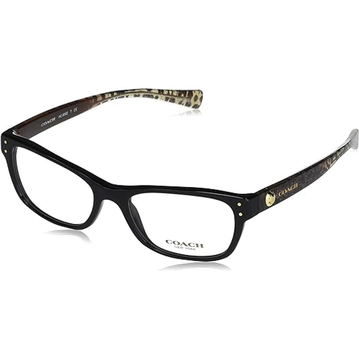 Coach Gafas HC6082 para mujer negrobestia salvaje de