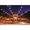 Iluminación LED Patio cuerdas de luz de grado comercial