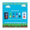 Caja para interruptor estilo sala de juegos para_2