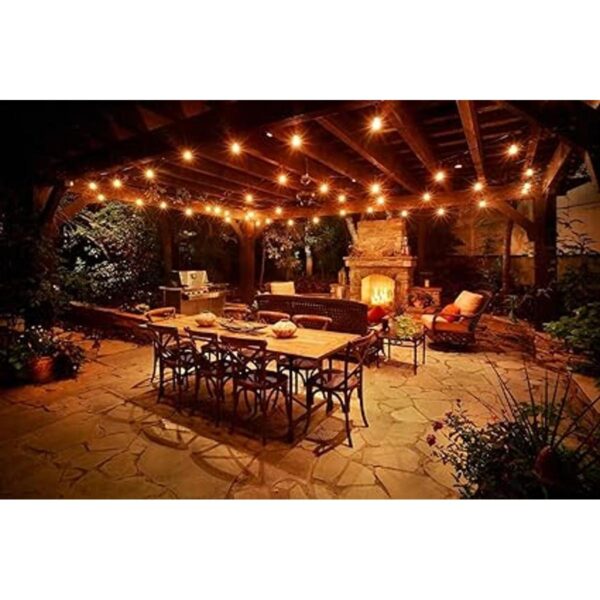 Iluminación LED Patio cuerdas de luz de grado comercial