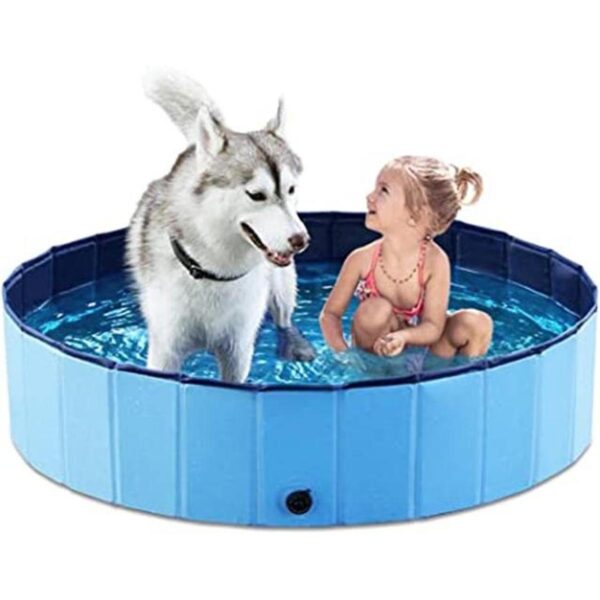 Jasonwell Piscina plegable para el baño de mascotas de