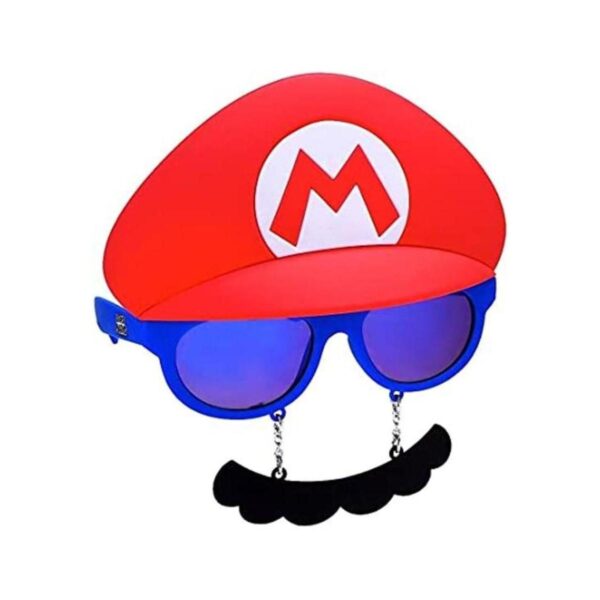 Sunstaches lentes de sol con bigote para disfraz de_1