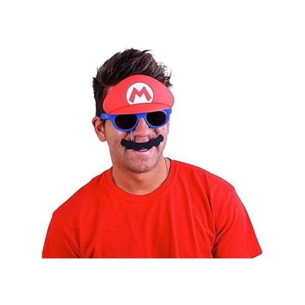 Sunstaches lentes de sol con bigote para disfraz de_4
