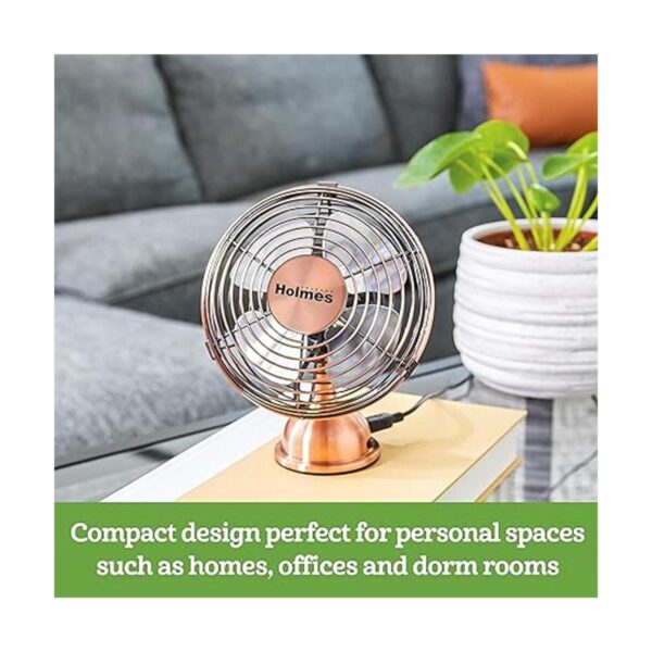 Holmes Heritage Ventilador de escritorio mini USB de 4_2