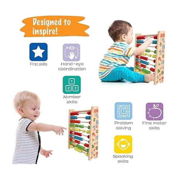 Sealive Classic baco de madera para niños matemáticas_2